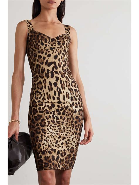 dolce gabbana leopard shirt|dolce gabbana leopard print sheath dress.